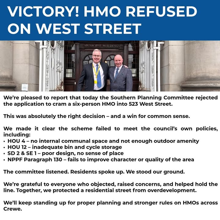 Crewe Central Ward - Roger Morris